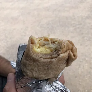 Breakfast burrito