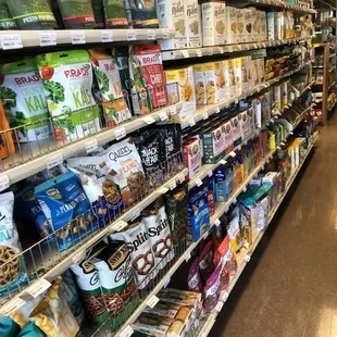 a grocery aisle