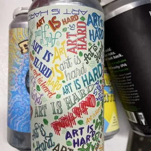 a can of craft beer