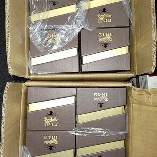 boxes of liquor