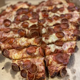 Not quite as dazzling as the Heart Shaped Pepperoni Pizza