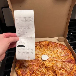 Incorrect pizza order