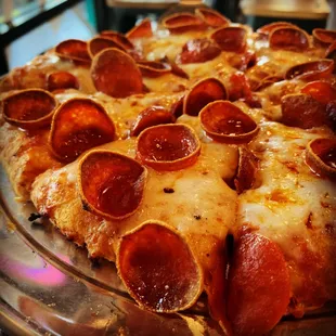 Trying out the new closer locale.  Classic (Teacup) Pepperoni Pie