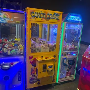 a row of arcade machines