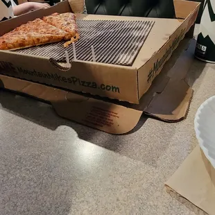 Cold Pizza 45 minutes later!