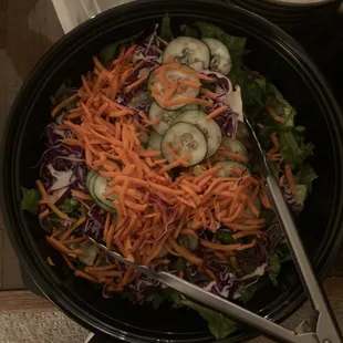 This is what we got. When you got past the very thin top layer it was all lettuce!!!