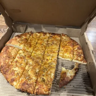 Ordered "Garlic Sticks with Cheese" but this nightmare.
