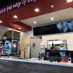 a view of the counter