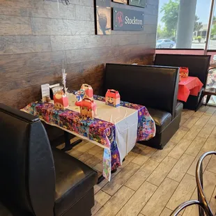 Decorated party room