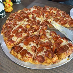 Large pepperoni