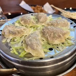 Homemade Steamed Beef dumplings