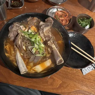 Korean noodle soup