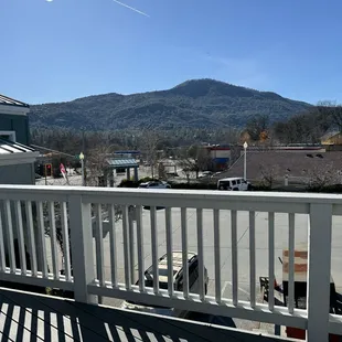 View of Deadwood Mountain from the patio