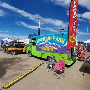 a mountain pass food truck