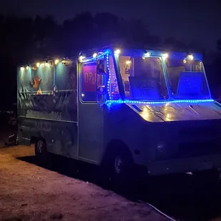 Lit up and ready for the action!