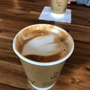 a cup of coffee