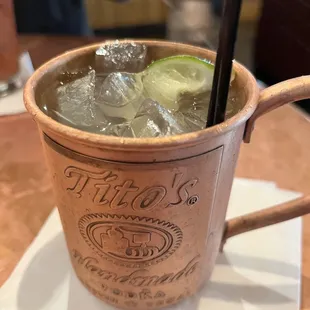 A glass of ginger beer