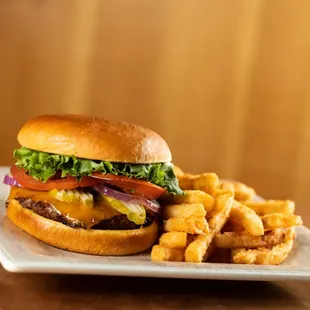 Classic Cheeseburger with Fries