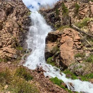 One of many local waterfalls.