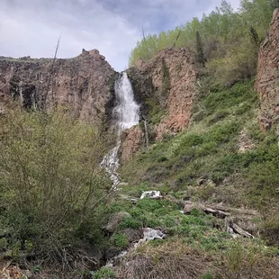Water fall outside of Creede, one of our stops on the Creede tour