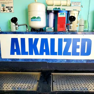 Alkaline water--most popular water we sell