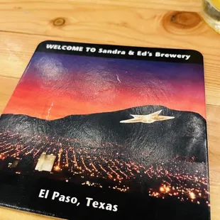 a drink and coaster