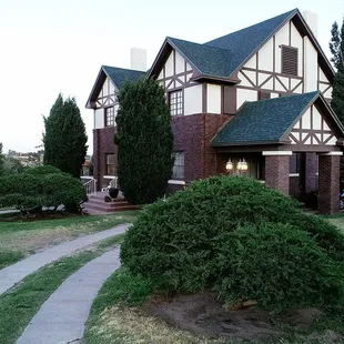 a home in a residential neighborhood