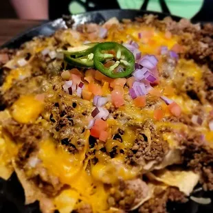 Nachos with beef