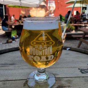 Alpine Mine Grisette - tasty, light beer!