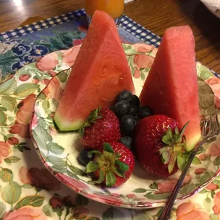 Delicious fruit arrangement