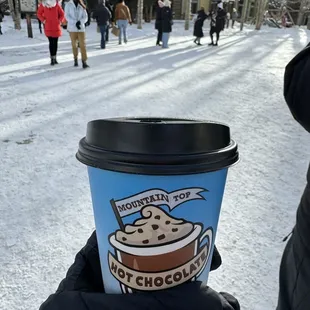 a hand holding a cup of coffee