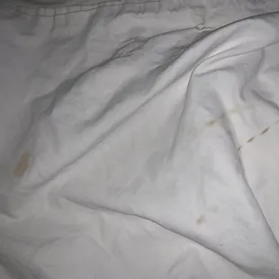 stains like this on all sheets