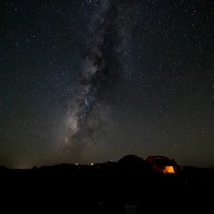 View to the southeast from the tent camping area