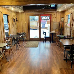 Seating inside