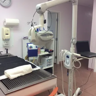 When we perform a Dental Cleaning we offer a full set of xrays, if there is a problem not seen immediately on the teeth surface we can treat