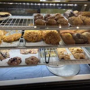 a variety of baked goods