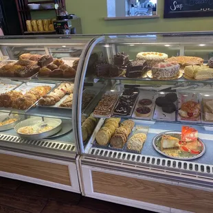 The amazing bakery case. Yum!