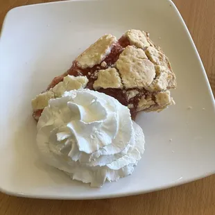 Strawberry Rhubarb pie did not disappoint