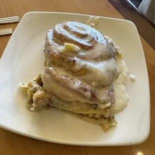 Homemade cinnamon roll goodness