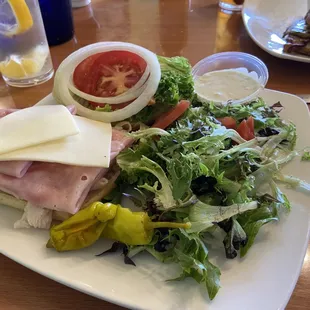Hoagie Sandwich withSide Salad