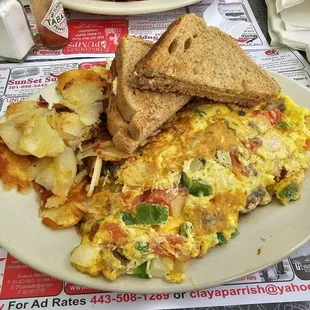 Veggie omelet