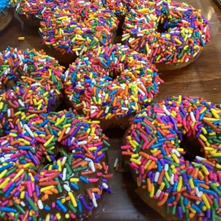 donuts, food, dough desserts