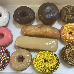 food, dough desserts, donuts