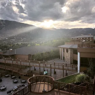 View from the outdoor patio.