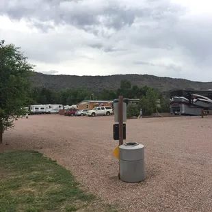 View from the dog area