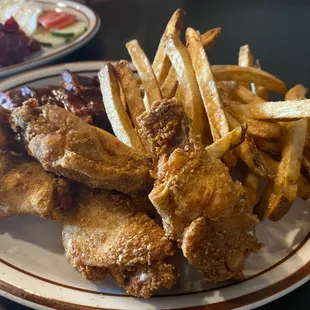 Baby back ribs &amp; chicken wing