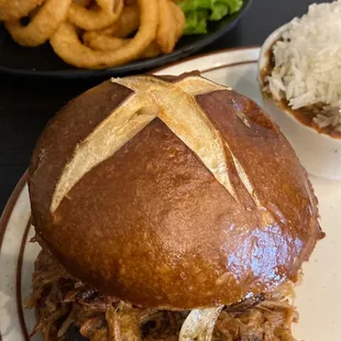 Pulled Pork Sandwich.