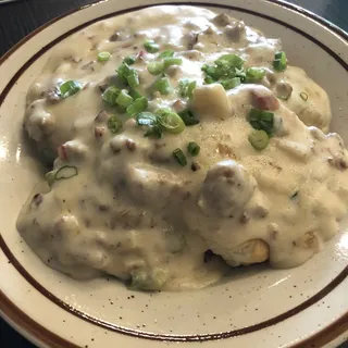 Buttermilk Biscuit and Sausage Gravy