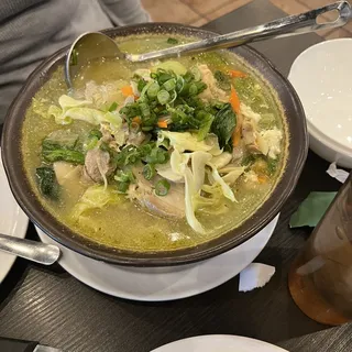 Sotanghon chicken soup