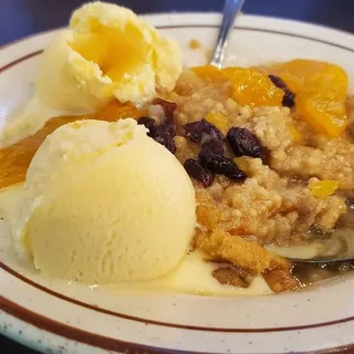 Peach cobbler